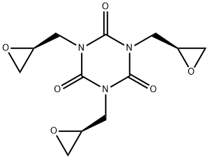 异氰尿(S,S,S)酸三缩水甘油酯 结构式