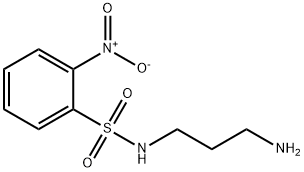 N-(3-氨丙基)-2-硝基苯磺酰胺 结构式