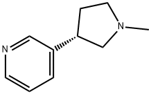 Pyridine, 3-[(3S)-1-methyl-3-pyrrolidinyl]- (9CI) 结构式
