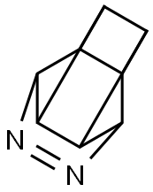 9,10-Diazapentacyclo[4.4.0.02,5.03,8.04,7]dec-9-ene 结构式