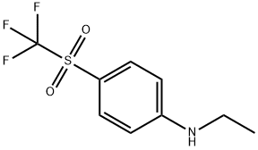 4-(Trifluoromethylsulfonyl)-N-ethylaniline 结构式