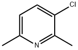 3-CHLORO-2,6-DIMETHYLPYRIDINE 结构式