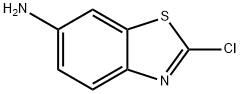 2-氯-6-氨基苯并噻唑 结构式