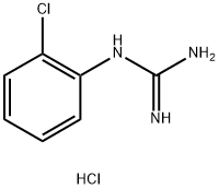 2'-氯苯基胍盐酸盐 结构式