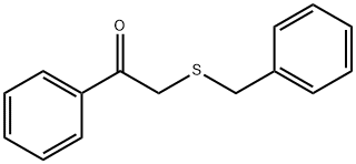 1-苯基-2-(苯基甲硫基)乙酮 结构式