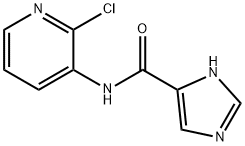 N-(2-CHLOROPYRIDIN-3-YL)-1H-IMIDAZOLE-5-CARBOXAMIDE 结构式