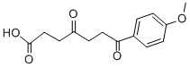6-对甲氧基苯甲酰基-4-氧代己酸 结构式