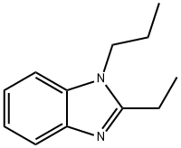 1H-Benzimidazole,2-ethyl-1-propyl-(9CI) 结构式
