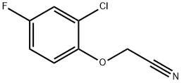 2-(2-氯-4-氟苯氧基)乙腈 结构式
