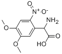 AMINO-(4,5-DIMETHOXY-2-NITRO-PHENYL)-ACETIC ACID 结构式