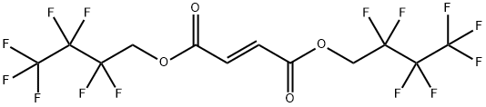 双(2,2,3,3,4,4,4-七氟丁基)富马酸盐 结构式