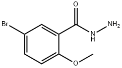 5-bromo-2-methoxybenzohydrazide 结构式