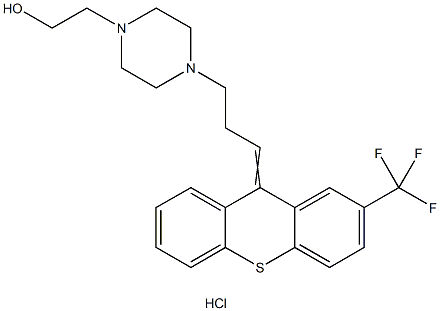 盐酸氟哌噻吨 结构式