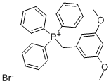(3,5-二甲氧基苄基)三苯基溴化鏻 结构式