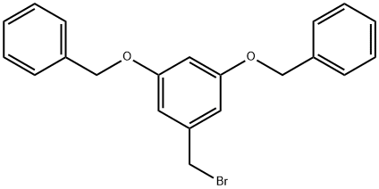3,5-二(苄氧基)苄溴 结构式