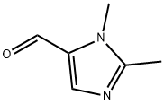 2,3-二甲基-3H-咪唑-4-甲醛 结构式