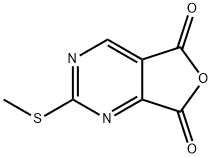 2-(甲巯基)呋喃[3,4-D]嘧啶-5,7-二酮 结构式