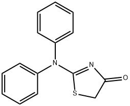 2-(diphenylamino)thiazol-4(5H)-one 结构式