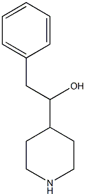 2-苯基-1-(哌啶-4-基)乙醇 结构式