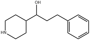 3-苯基-1-(哌啶-4-基)丙-1-醇 结构式