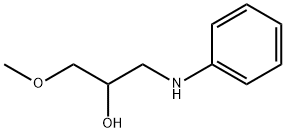 1-METHOXY-3-PHENYLAMINO-PROPAN-2-OL 结构式