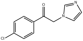 1-(4-氯苯基)-2-(1H-咪唑-1-基)-1-乙酮 结构式