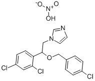 硝酸益康唑原料药 结构式