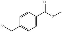 4-溴甲基苯甲酸甲酯 结构式
