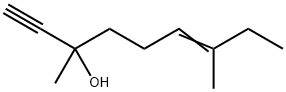 3,7-dimethylnon-6-en-1-yn-3-ol  结构式