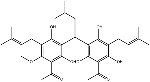 包山油柑酚 结构式