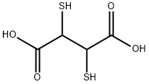 2,3-二巯基丁二酸 结构式