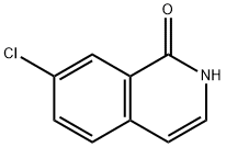 7-氯-1-羟基异喹啉 结构式