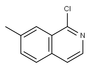 1-氯-7-甲基异喹啉 结构式