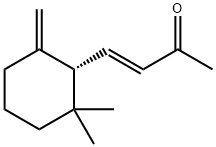 (E)-4-(2,2-Dimethyl-6-methylenecyclohexane-1α-yl)-3-butene-2-one 结构式