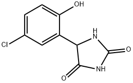 5-(5-Chloro-2-hydroxyphenyl)imidazolidine-2,4-dione 结构式