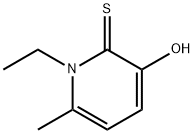 1-Ethyl-3-hydroxy-6-methylpyridine-2(1H)-thione 结构式