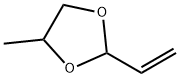 2-ethenyl-4-methyl-1,3-dioxolane 结构式