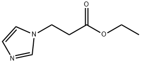 3-(1H-咪唑-1-基)丙酸乙酯 结构式