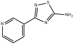 3-(3-Pyridinyl)-5-aMino-[1,2,4]thiadiazole 结构式