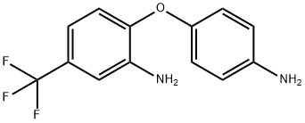 2-(4-Aminophenoxy)-5-(trifluoromethyl)benzenamine 结构式