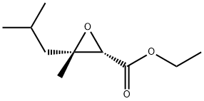 ethyl cis-3-methyl-3-isobutyloxirane-2-carboxylate  结构式