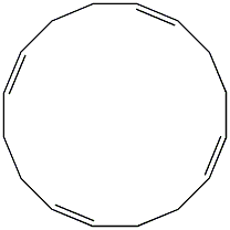 (1E,5E,9E,13E)-1,5,9,13-Cyclohexadecatetrene 结构式