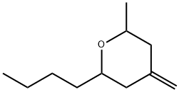 2-butyltetrahydro-6-methyl-4-methylene-2H-pyran 结构式