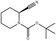 (R)-1-BOC-2-氰基哌啶 结构式