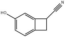 Bicyclo[4.2.0]octa-1,3,5-triene-7-carbonitrile, 4-hydroxy- (9CI) 结构式