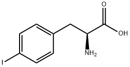 4-碘-L-苯丙氨酸 结构式