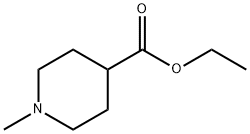 1-甲基-4-哌啶甲酸乙酯 结构式