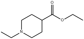 N-乙基-4-哌啶甲酸乙酯 结构式