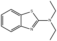 N,N-二乙基-2-苯并噻唑胺 结构式