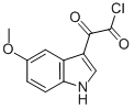 5-METHOXY-ALPHA-OXO-1H-INDOLE-3-ACETYL CHLORIDE 结构式